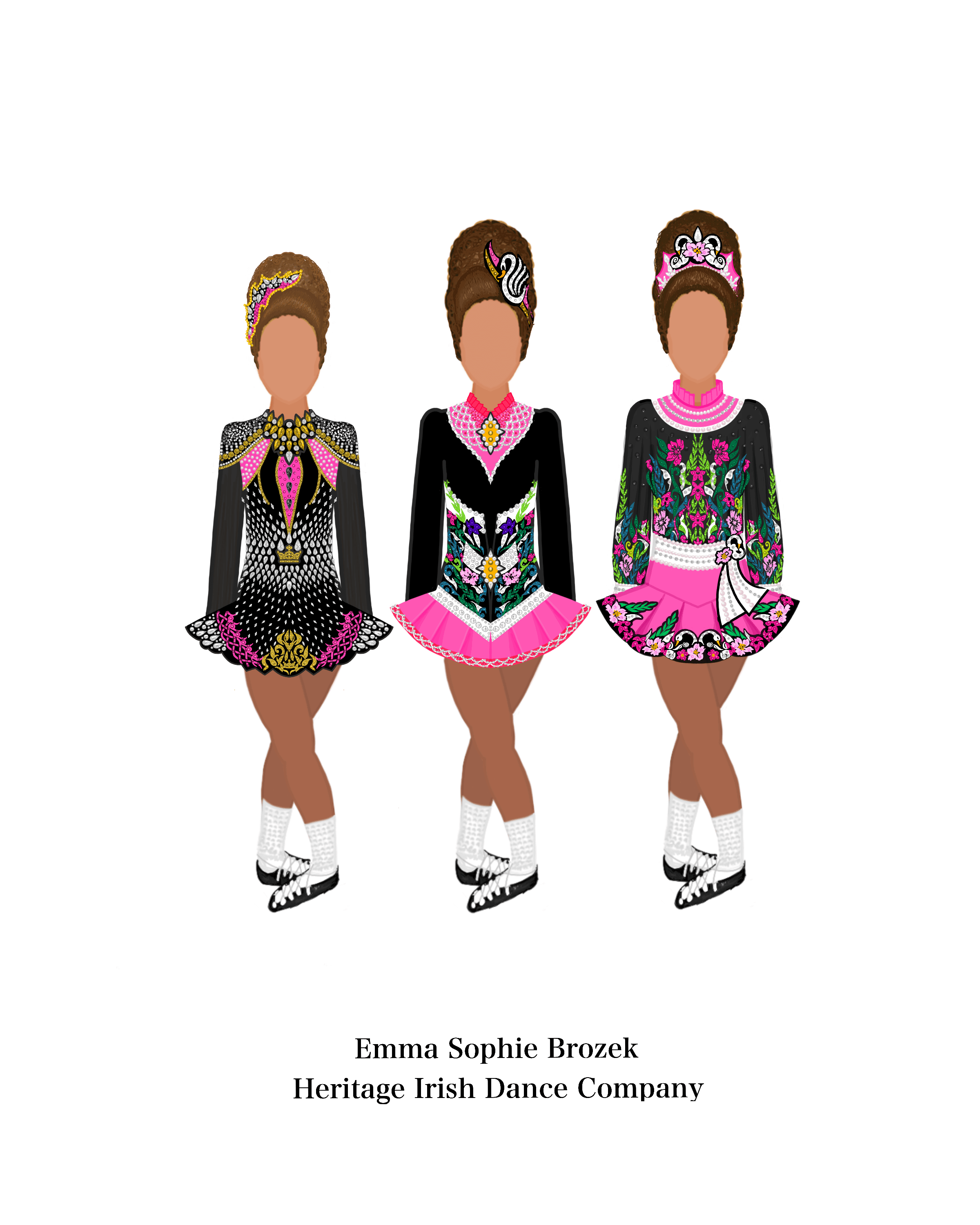 A through the years dress evolution